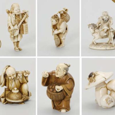 Japonia w miniaturze. Kościane netsuke i okimono. Kolekcja Danuty Pawłowskiej-Seydy i Marka Seydy w zbiorach MNS