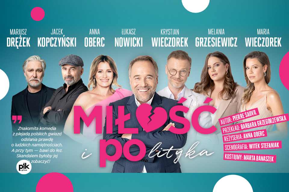 Miłość i polityka | spektakl w Szczecinie - Bilety