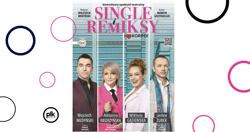 „Single i remiksy. I love korpo” to komedia Marcina Szczygielskiego odsłaniająca kulisy korporacyjnych relacji i życie wielkomiejskich singli, którzy w pogoni za wolnością i karierą stają się ich niewolnikami.